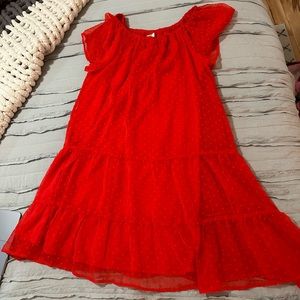 Wrapper Frilly Midi Dress | Size M